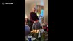 US dad left in tears after soldier surprises his family on Christmas Day weeks before deployment