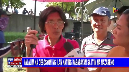 Ang malalim na debosyon ng ilan nating kababayan sa Itim na Nazareno