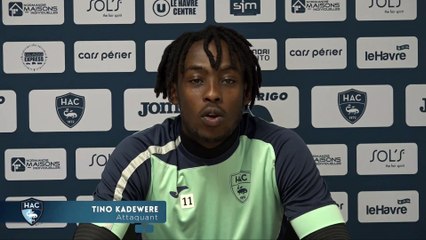 Avant Niort - HAC, interview de Tino Kadewere