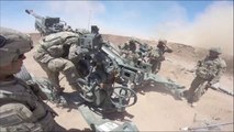 US Soldiers Intense Live Fire With the M777 Howitzer