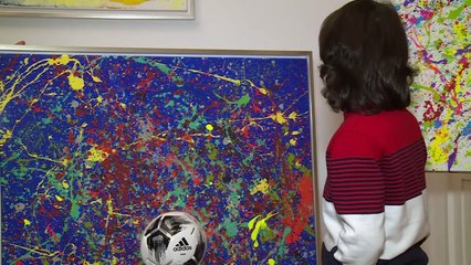 El "mini Picasso" alemán agita el mundo del arte con sólo 7 años