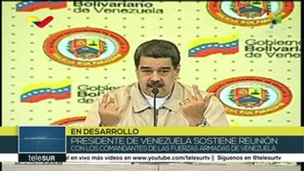 Pdte. Maduro a FFAA: tenemos que defender la paz de Venezuela