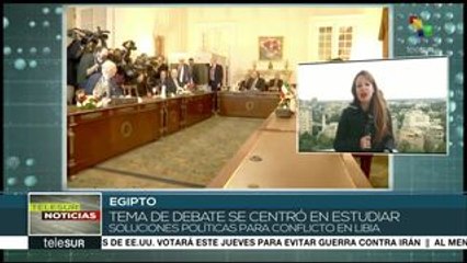 Egipto: diversos países discuten el tema del conflicto en Libia