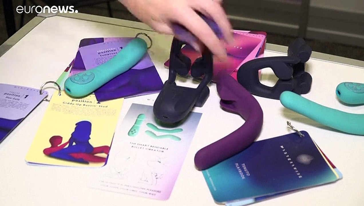 Brinquedos sexuais do século XXI no salão de Las Vegas