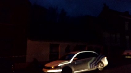 Wasmes . Une octogénaire defenestree.  Vidéo Eric Ghislain