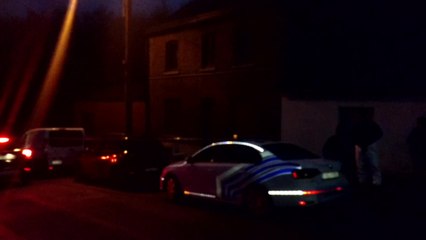 Wasmes . Une octogénaire defenestree.  Vidéo Eric Ghislain