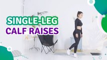 Single-leg calf raises - Fit People