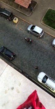 Coffee Beans Burst From Fall