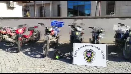Çaldığı 9 motosikleti satmak isteyen şüpheli yakalandı