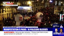 Manifestation à Paris: 16 policiers ont été blessés