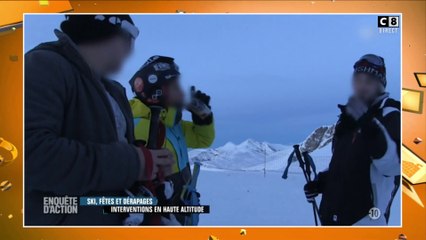 Une patrouille aide les skieurs alcoolisés à descendre les pistes