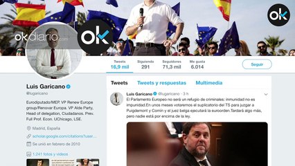 Ciudadanos valora el auto del Supremo sobre Junqueras: «La Eurocámara no será refugio de criminales»