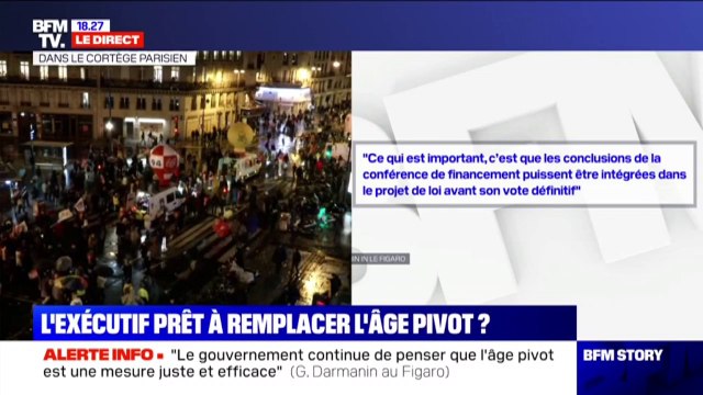 Marine Le Pen sur les retraites: Moi j'ai une solution pour régler ce problème là (...) le référendum f