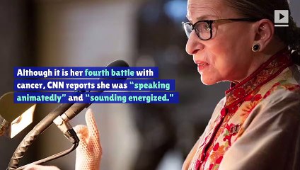 Ruth Bader Ginsburg Says She Is 'Cancer Free'