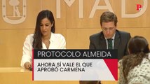 Protocolo Almeida: Ahora sí vale el que aprobó Carmena