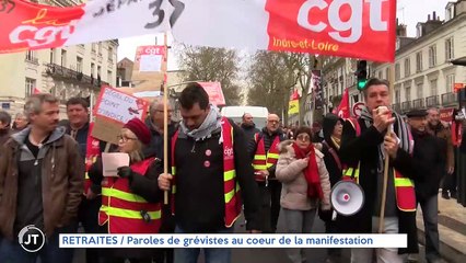 RETRAITES Paroles de grévistes au coeur de la manifestation