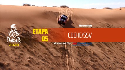 Dakar 2020 - Etapa 5 (Al Ula / Ha’il) - Resumen Coche/SSV