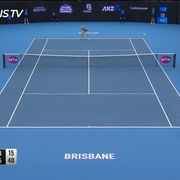Ash Barty stunned by qualifier Brady