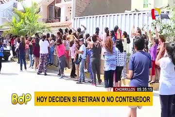 Chorrillos: podrían retirar contenedor que mantiene enfrentados a vecinos
