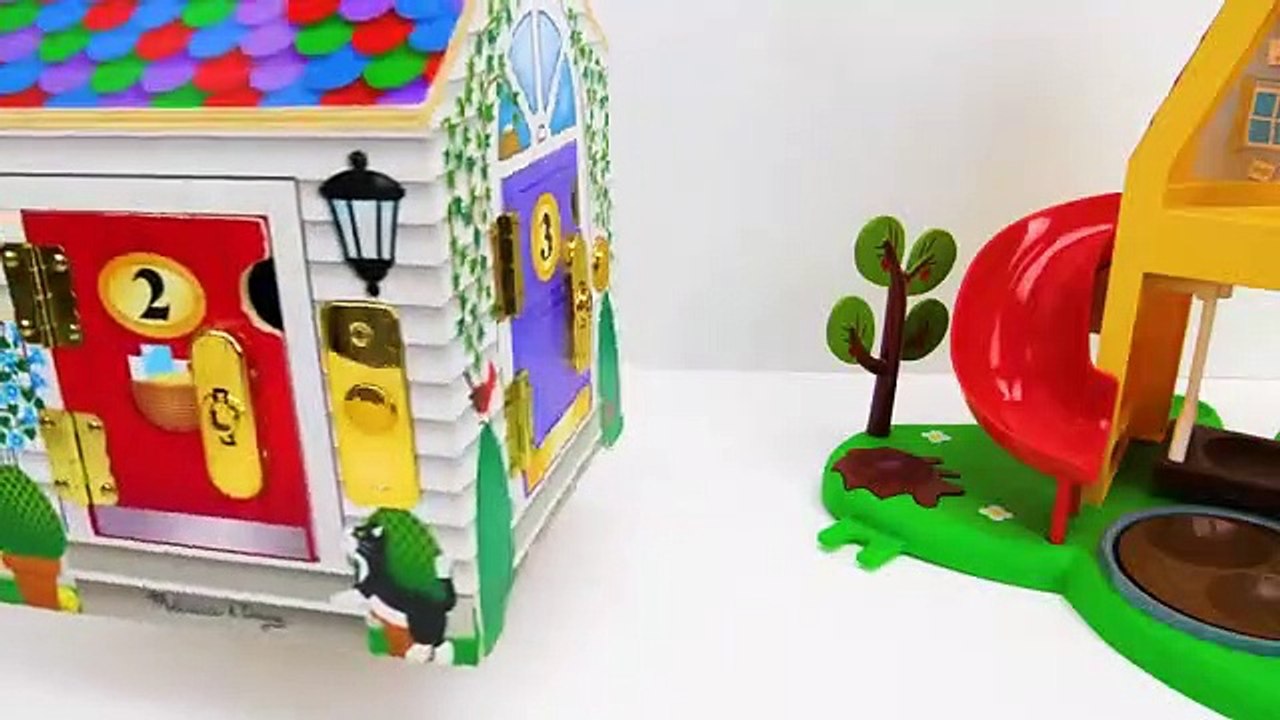 Peppa Pig and Paw Patrol Weebles Toys play on our Toy Playgrounds-