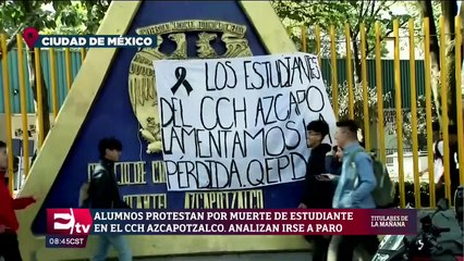Acusan negligencia médica en muerte de alumno de CCH Azcapotzalco