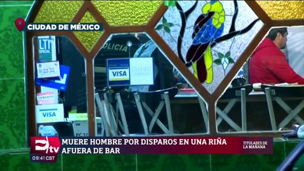 Muere a tiros un hombre en una riña en un bar capitalino