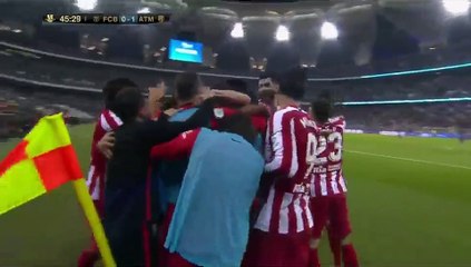 Koke Goal - Barcelona 0-1 Atlético Madrid (Full Replay)