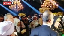 الإعلامى توفيق عكاشة يحتفل بزفاف نجله