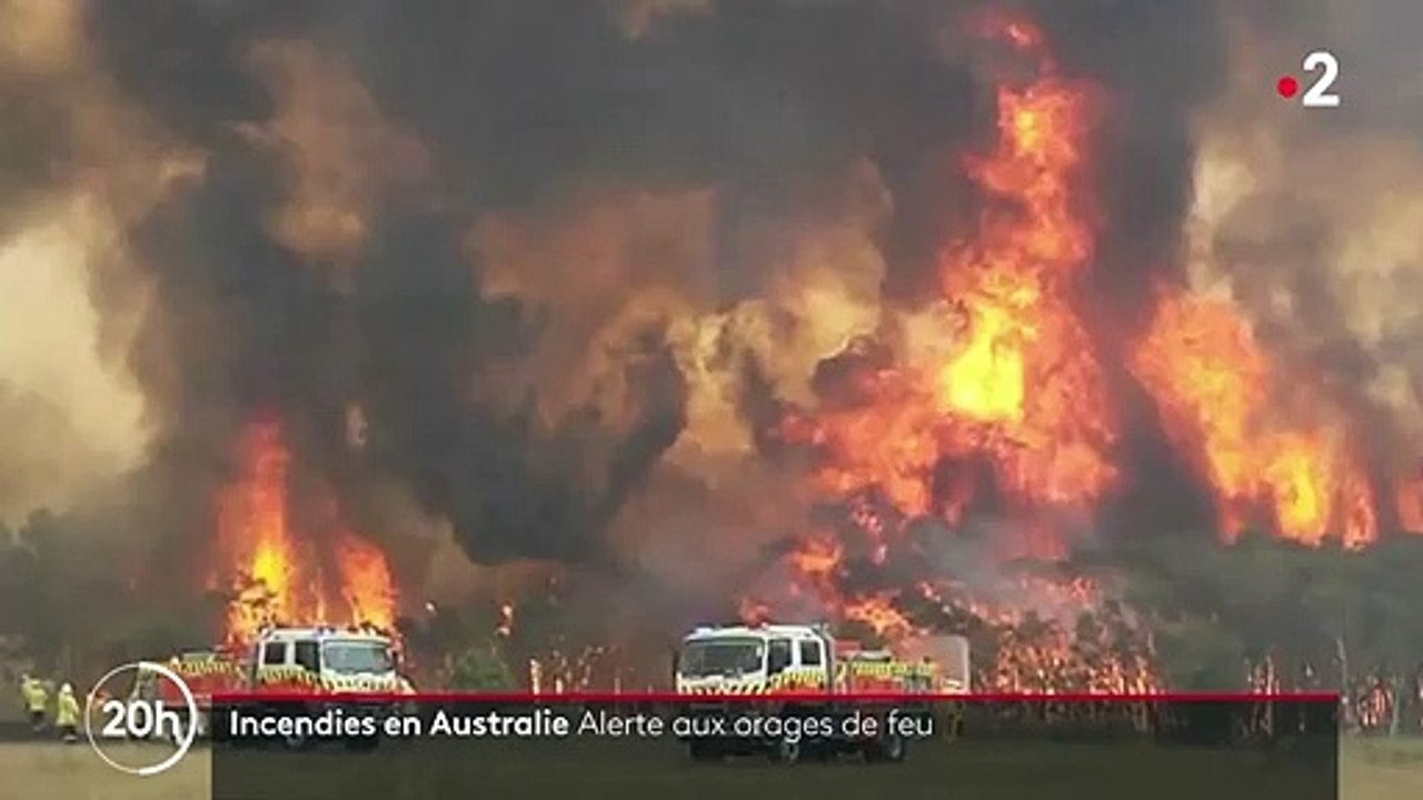 Incendies en Australie : alerte aux orages de feu