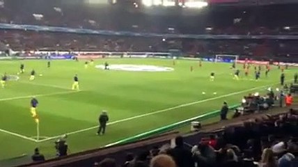 Messi ve Dani Alves PSG maçı öncesi böyle ısındı!