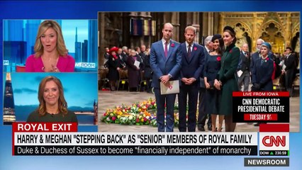 Prince Harry and Meghan stepping back from royal family roles