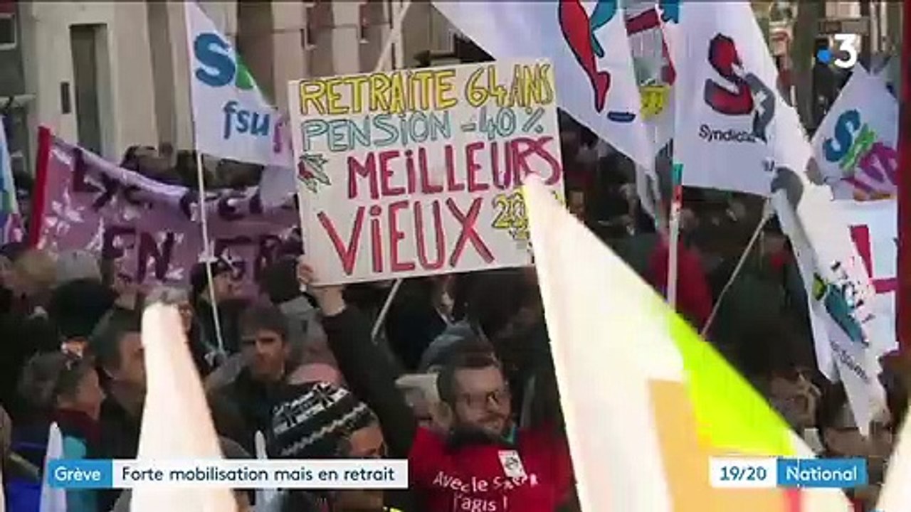Grève du 9 janvier : mobilisation en baisse