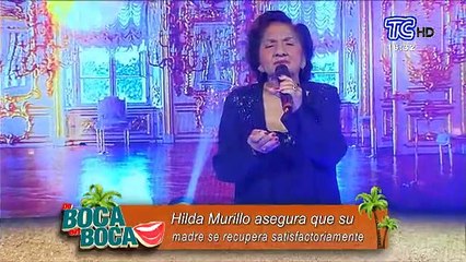 Hilda Murillo asegura que su mamá se recupera satisfactoriamente