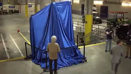 David Beckham'a heykelli gizli kamera şakası