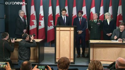 Самолёт МАУ сбит иранской ракетой - Трюдо