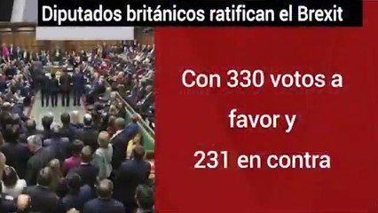 Diputados britanicos aprueban Brexit; va a camara alta