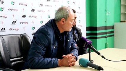 Samsunspor teknik direktörü Engin İpekoğlu'nun konuşması