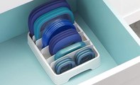 Transform Your Jumble of Food Containers Into Tidy Bliss With This Smart Storage Solution