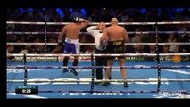 Tyson Fury maçı bıraktı tribündeki kavgaya daldı