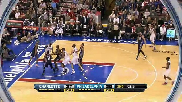 Charlotte Bobcats 76-87 Philadelphia Sixers
