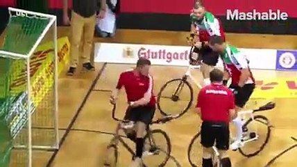 Yeni bir spor dalı Bisiklet Hentbolu