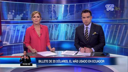 Billete de 20 dólares es el más usado en el Ecuador