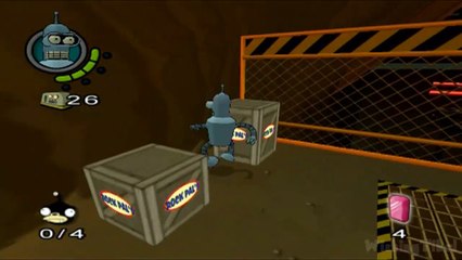 Futurama Walkthrough Part 10 (PS2, XBOX) Level 10: The Mine Facility