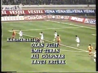 Nostalji 1992-93 Beşiktaş 1 Galatasaray 3