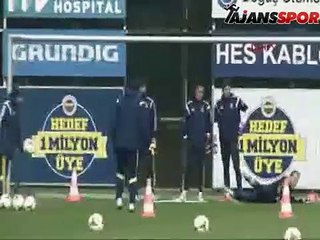 Fenerbahçe, Eskişehirspor maçının hazırlıklarını sürdürdü