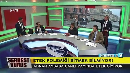 Adnan Aybaba canlı yayında etek giydi...