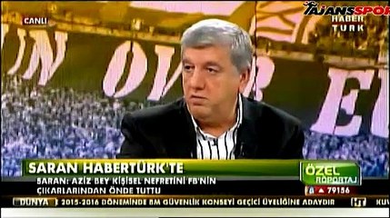 Sadettin Saran 'Aziz Yıldırım benden korkuyor!' Bölüm 2