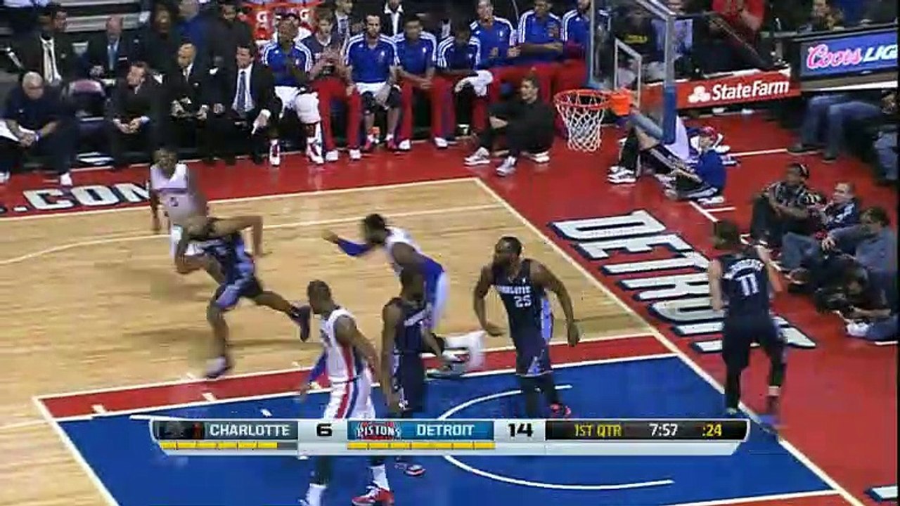 Charlotte Bobcats 116-106 Detroit Pistons