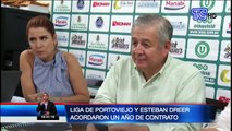 Dreer será presentado el lunes en Liga de Portoviejo