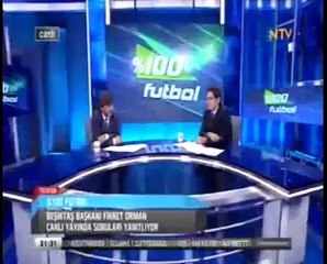 Canlı yayında gergin anlar!